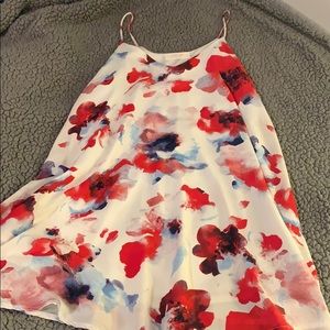Boutique bought white, red, and blue casual dress